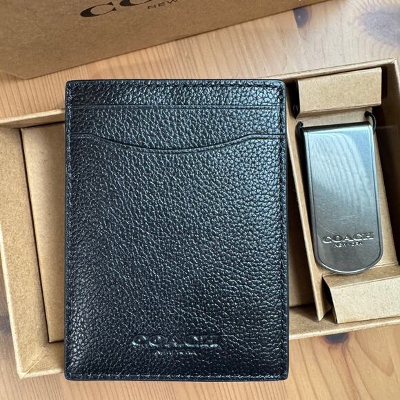 ❤️ Coach Boxed 3 In 1 Card Case Gift Set - Picture 6 of 10